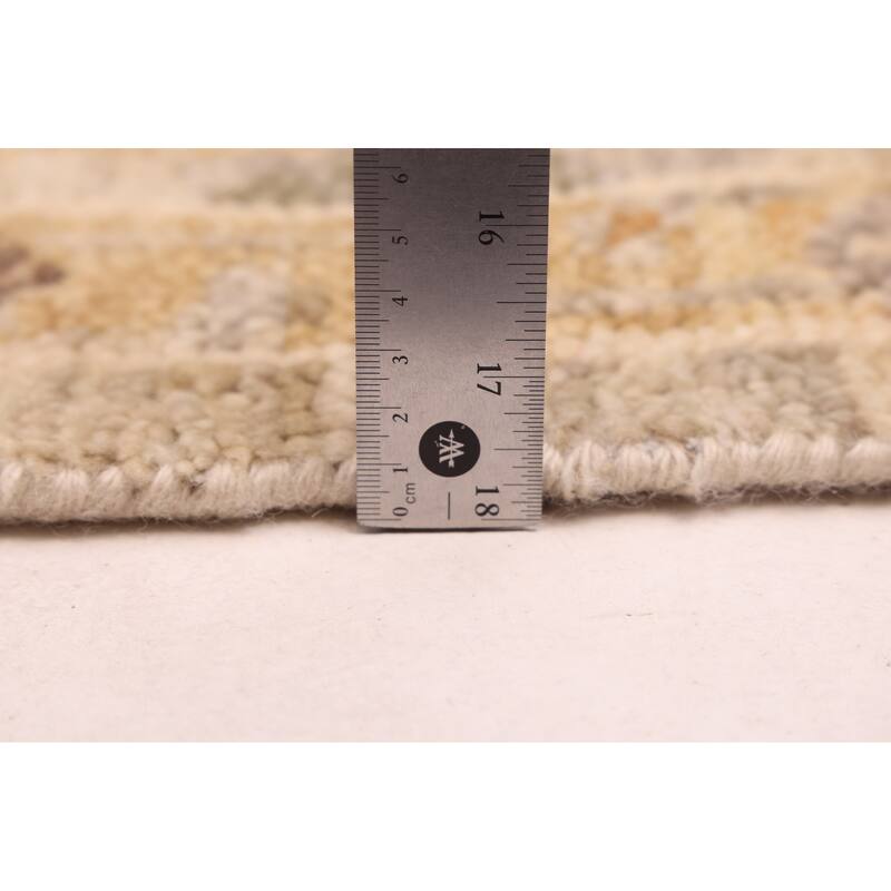 ECARPETGALLERY Hand-knotted Jules Serapi Light Grey Wool Rug - 7'11 x 9'11