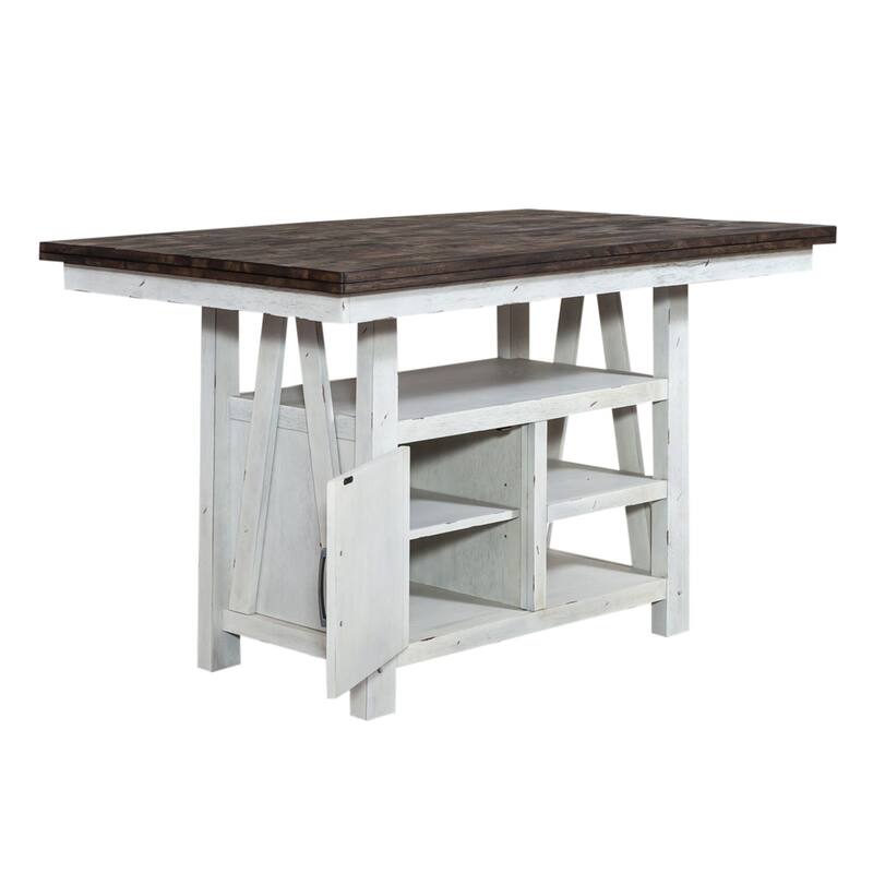 Farmhouse Two Tone White Gathering Table