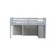 preview thumbnail 19 of 18, Grey Rubber Wood Loft Bed with Storage and Pulling-Out Desk,Twin Size