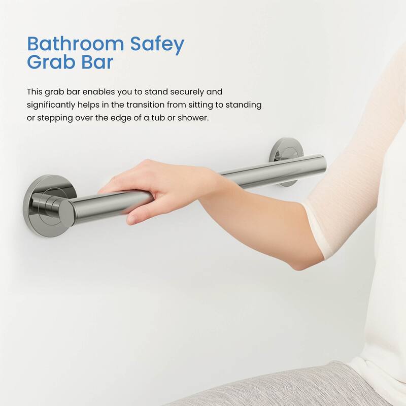 36-Inch Stainless Steel Bathroom Safety Grab Bar