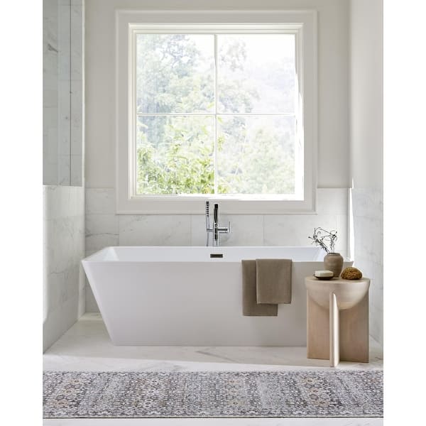 slide 2 of 41, Our PNW Home x Livabliss Rainier Updated Traditional Washable Area Rug 10' x 14' - Medium Gray - Rectangle