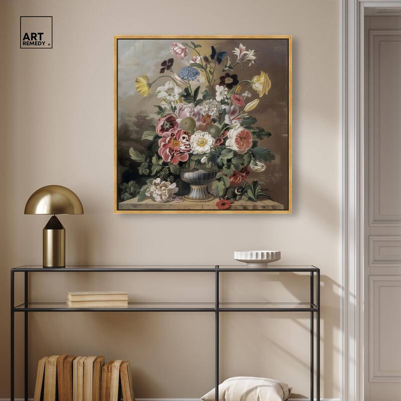 Classical Dream Vase Canvas by Art Remedy