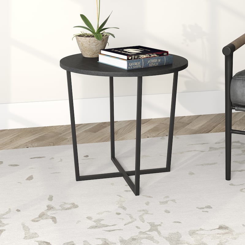 Pivetta 22" Wide Round Side Table