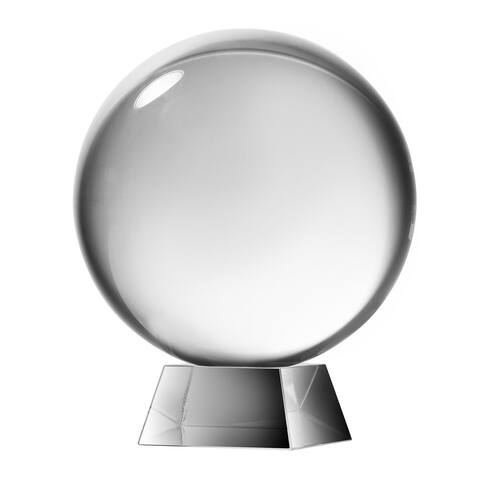 A&B Home CityScape Clear Glass Medium Sphere