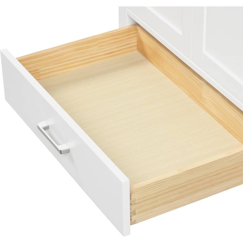 Blossom Geneva 30" Solid Wood Bathroom Vanity with Marble Top