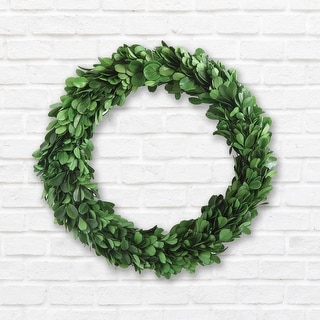 Preserved Genuine Boxwood Wreath