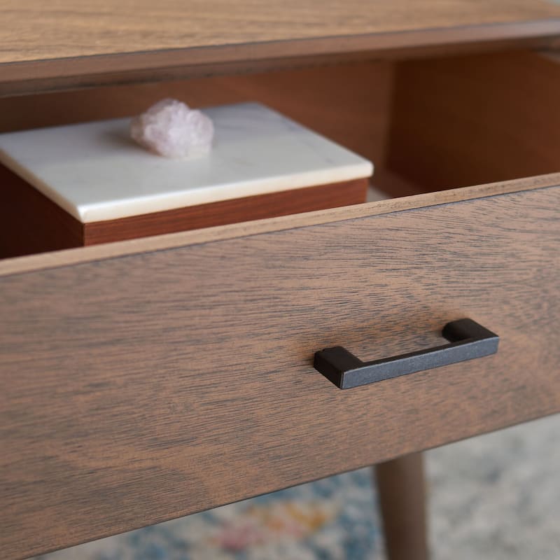 SAFAVIEH Sister Mid-Century 2-Drawer Coffee Table - 37.8" W x 19" L x 17.8" H - 38Wx19Dx18H - Brown
