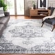 preview thumbnail 4 of 26, SAFAVIEH Layla Venka Shabby Chic Farmhouse Rug 9' x 12' - Ivory Grey/Charcoal - Rectangle