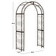 SAFAVIEH Outdoor Living Pagan Victorian Scroll Iron Arch - Bed Bath ...