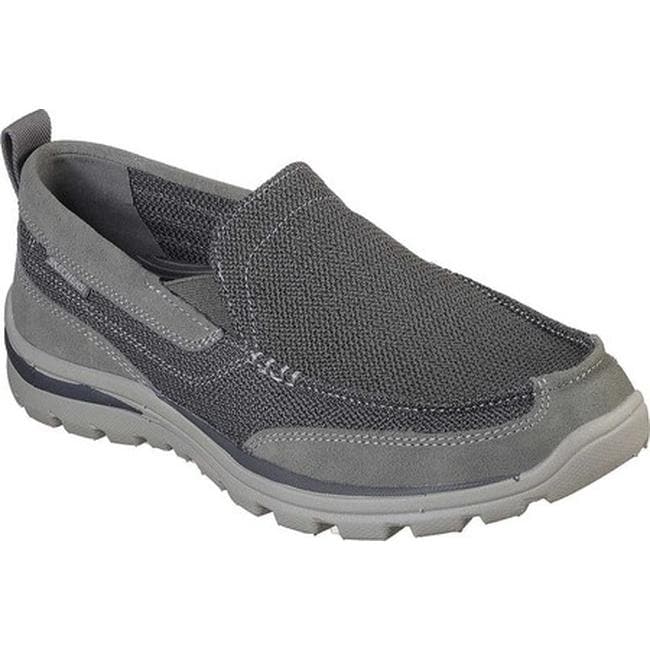 skechers relaxed fit mens grey