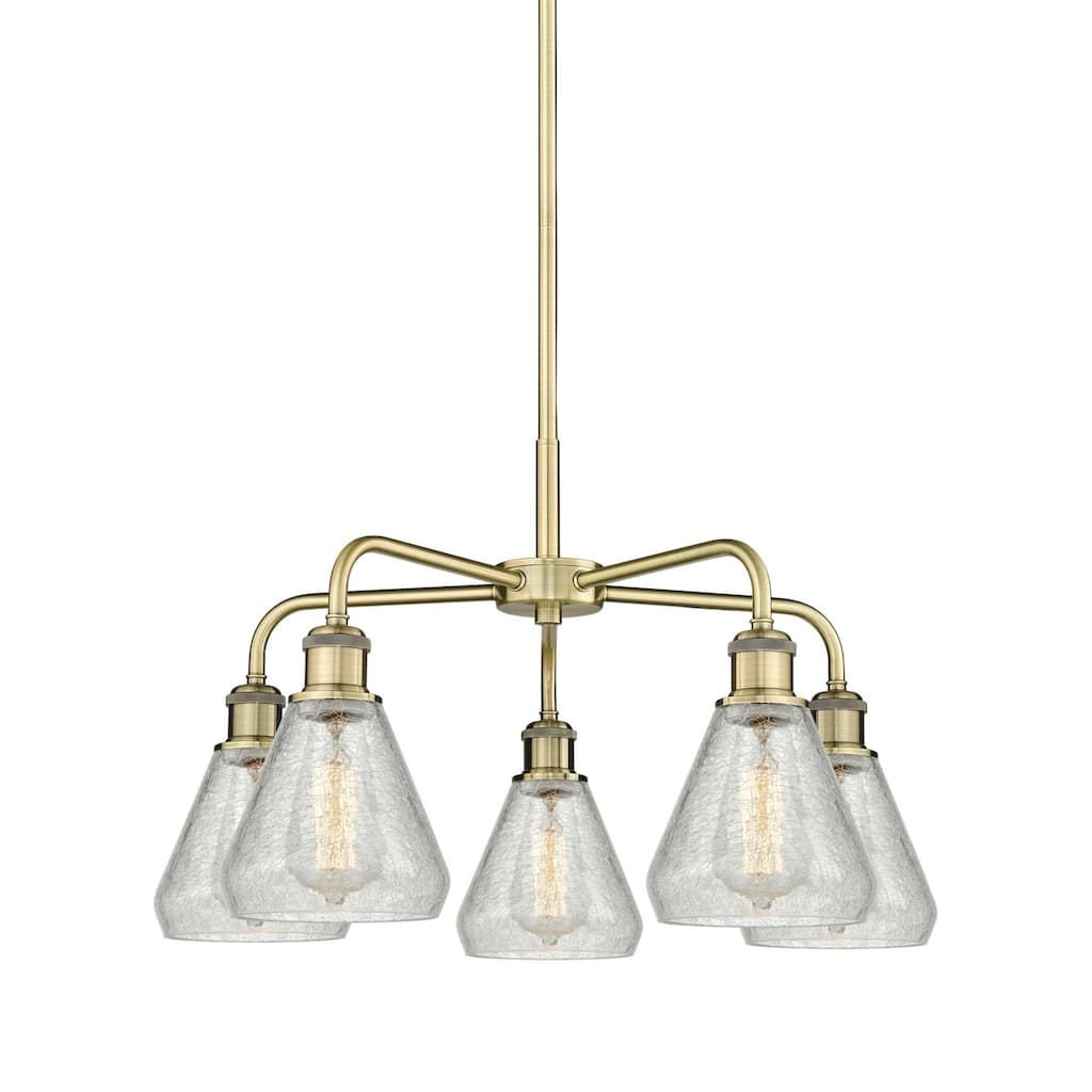 Innovations Lighting 516-5CR-15-24 Conesus Chandelier Conesus 5 Light
