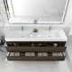preview thumbnail 11 of 45, Morava 60" Floating Vanity with Double Sink