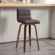 preview thumbnail 74 of 198, 26"/29" Faux Leather Swivel Bar/Counter Stools, Set of 2/3 Single - Brown - Counter Height
