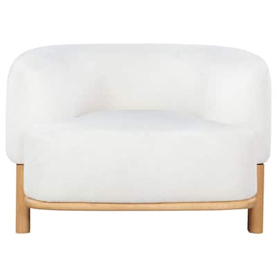 SAFAVIEH Couture Oscar Boucle Accent Chair - 39"W x 34"D x 28"H
