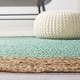 preview thumbnail 103 of 125, SAFAVIEH Handmade Natural Fiber Charlyne Bordered Round Jute Rug