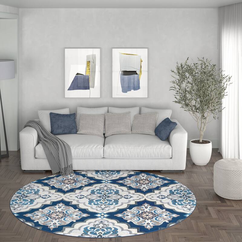 Carrington Global Floral & Botanical Indoor Area Rug