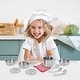 preview thumbnail 1 of 4, Teamson Kids Little Chef Frankfurt 11-Piece Stainless Steel Play Cooking Set