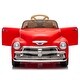 preview thumbnail 36 of 58, Chevrolet 3100 12V Ride-On Truck for Kids, Remote Control, LED Lights, Bluetooth, USB Music, Vintage Pickup Design, Ages 3+ Red