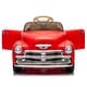 preview thumbnail 32 of 34, Licensed Chevrolet 3100 Pickup, Vintage Modeling 12V Kids Ride on Truck Car with LED Lights