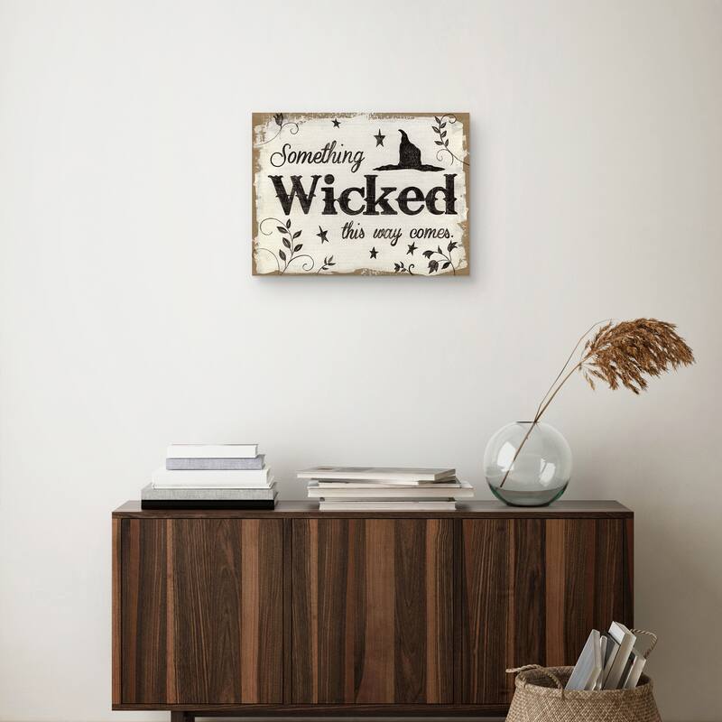 Something Wicked by Janet Tava Canvas Art Print