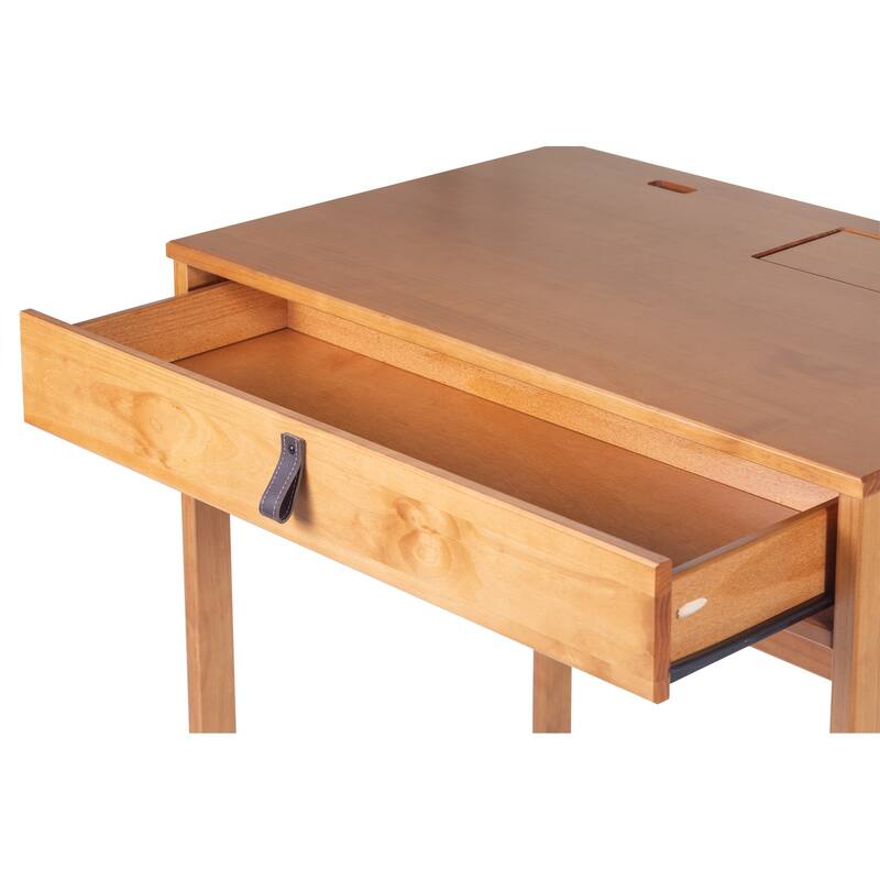 Copper Grove Rivne Modern Sturdy Home Office Wood Desk with Drawers and Compartments