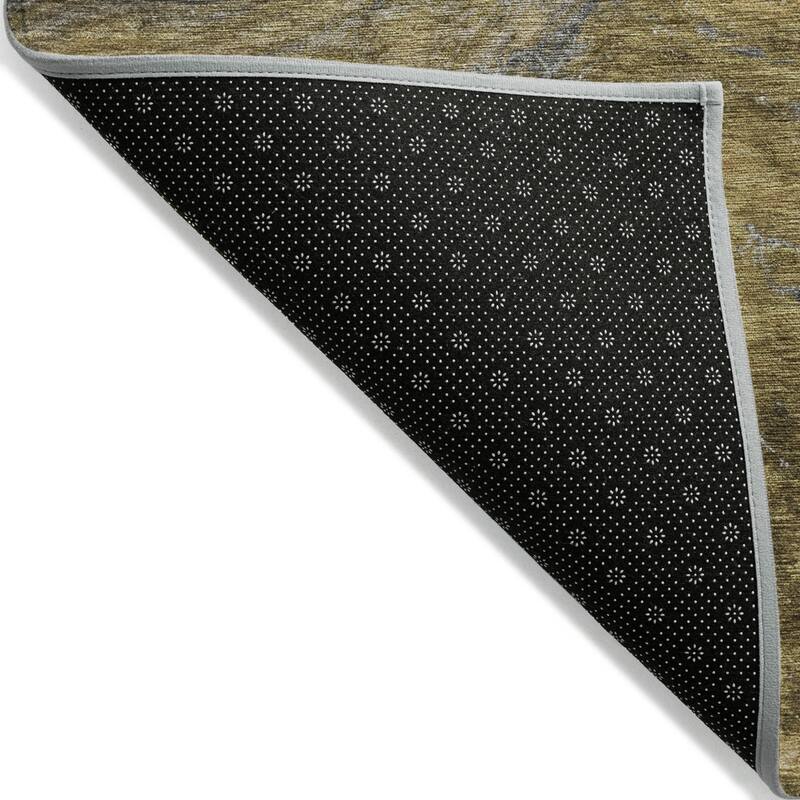 HomeRoots Abstract Transitional Rectangle Outdoor Rug