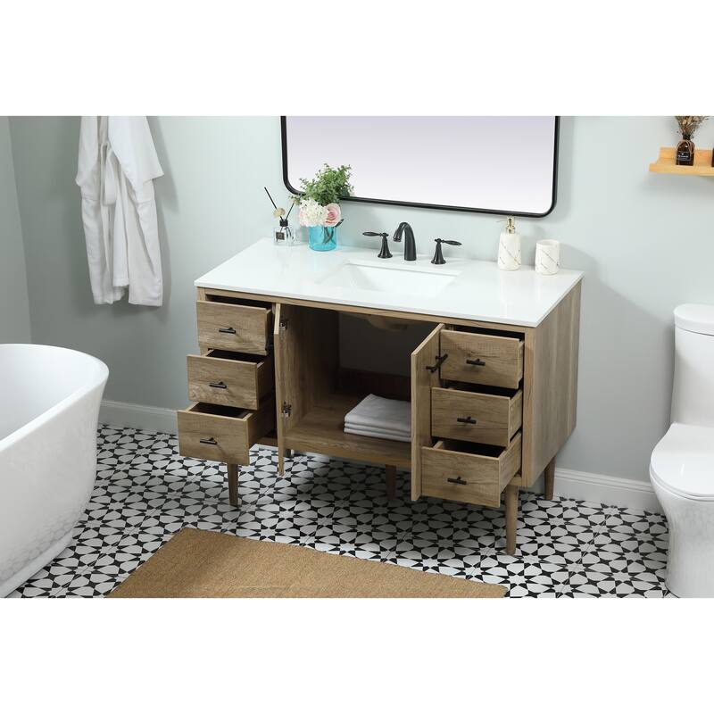Fern 36 - 48 Inch Single Bathroom Vanity