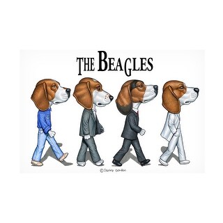 Danny Gordon Art 'The Beagles' Canvas Art - Bed Bath & Beyond - 40299871