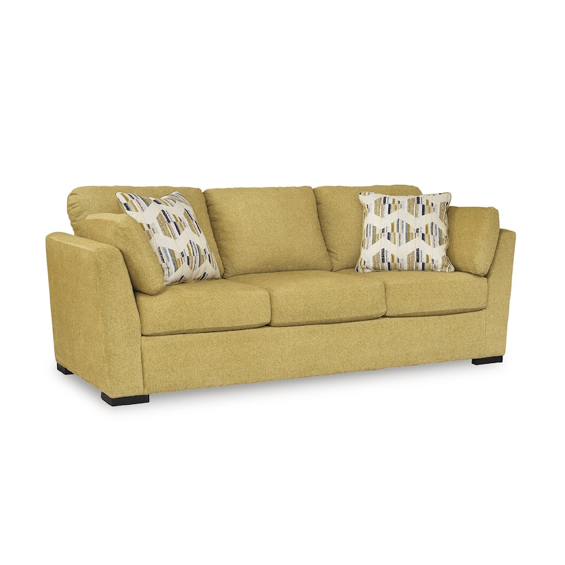 Signature Design by Ashley Keerwick Yellow Queen Sofa Sleeper - 94" W x 41" D x 39" H
