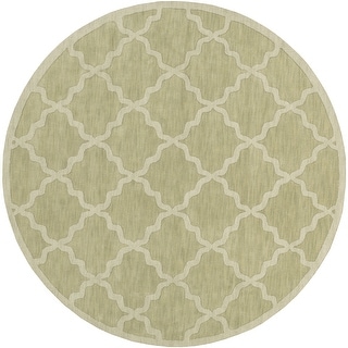 Hand-Tufted Amy Tone-on-Tone Lattice Wool Rug