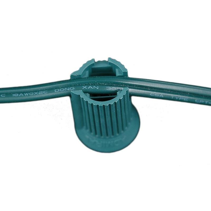 Novelty Lights 50 Pack C7 Replacement Sockets, Green, SPT-2
