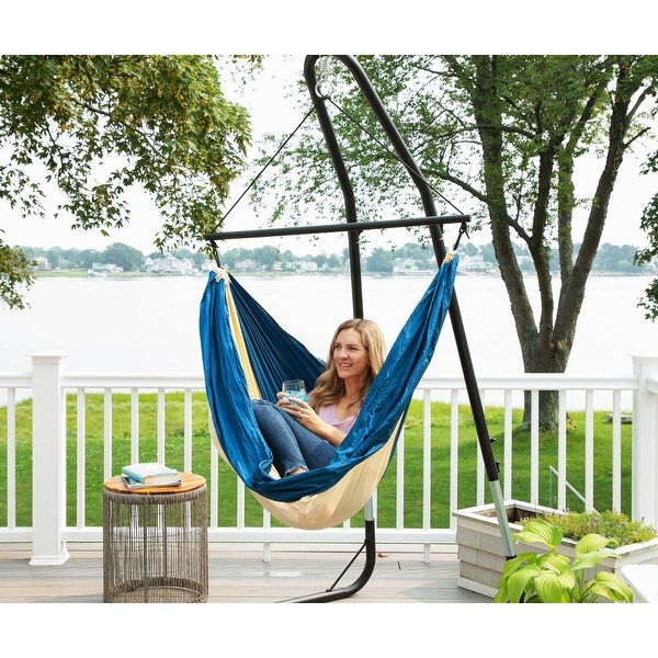 Ceara Patio Hammock Swing Chair With Carrying Pouch Portable