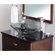 preview thumbnail 3 of 7, Miseno Oval 20" Tempered Glass Vessel Bathroom Sink