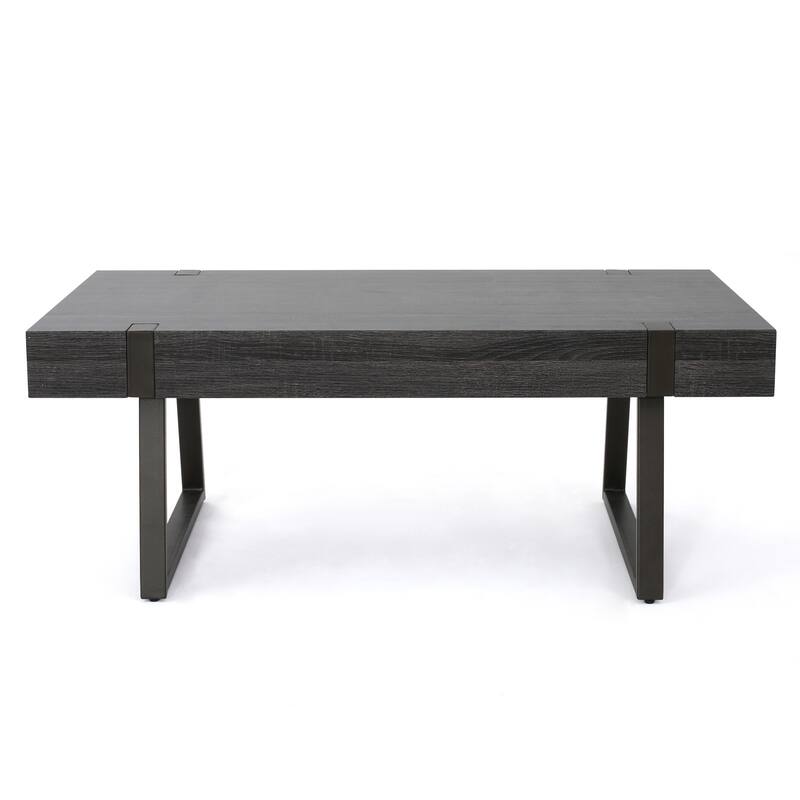 Abitha Faux Wood Coffee Table by Christopher Knight Home - 43.25" L x 23.60" W x 16.75" H