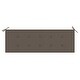 preview thumbnail 3 of 4, vidaXL Patio Bench with Cushion 61.8" Solid Acacia Wood - 61.8" x 17.7" x 32.4"