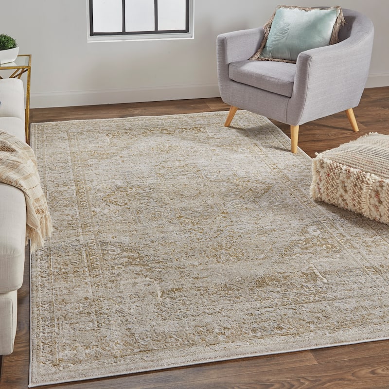 Grand Bazaar Tripoli Machine Made Oriental Modern Area Rug
