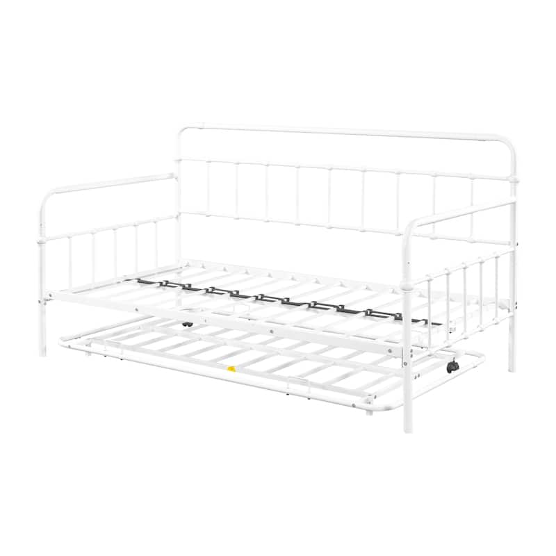 Metal Frame Daybed with trundle