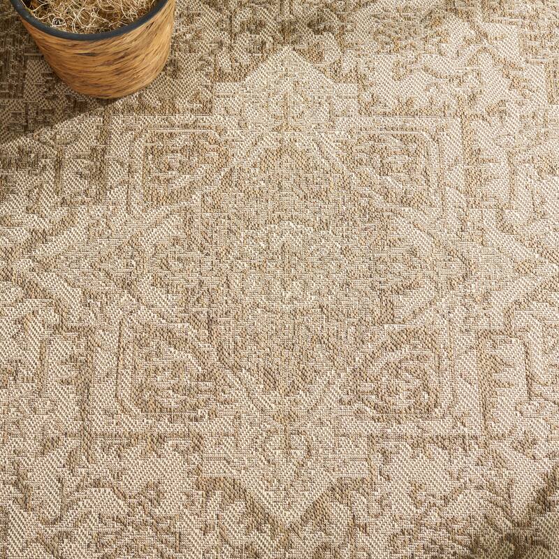 SAFAVIEH Beach House Pouline Indoor/ Outdoor Waterproof Patio Backyard Rug