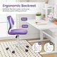 preview thumbnail 26 of 28, Gymax Kids Desk Chair Ergonomic Swivel Children Mesh Study Height