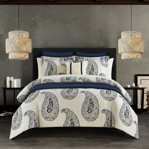 Chic Home Mckenna 12-Piece Comforter & Quilt Set Bed In a Bag