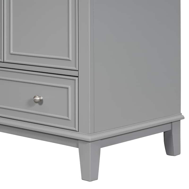 30" Bathroom Vanity without Sink,with Doors and Drawer