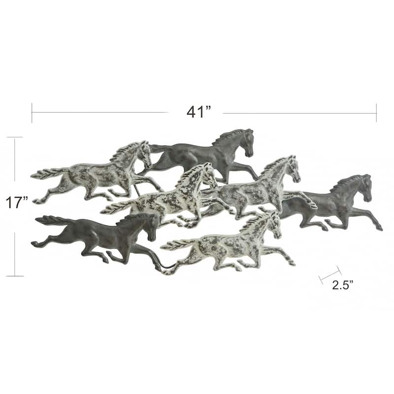 Dutton - Off to the Races - Metal Wall Art