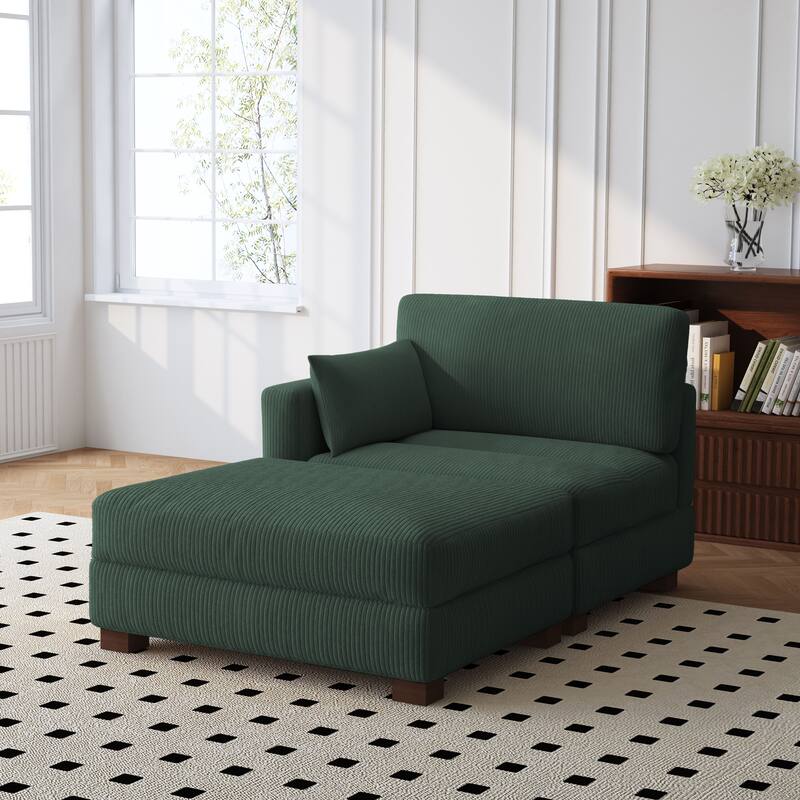Modern Chaise Lounge Modular Sectional Sofa