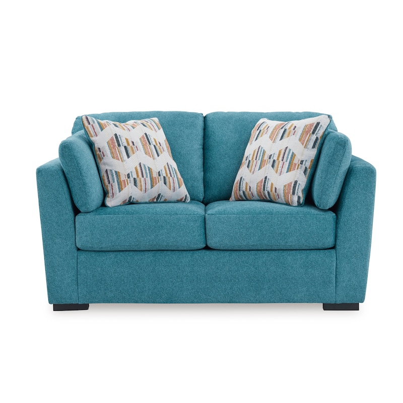 Roundhill Furniture Clareen Upholstered Stationary Loveseat - N/A