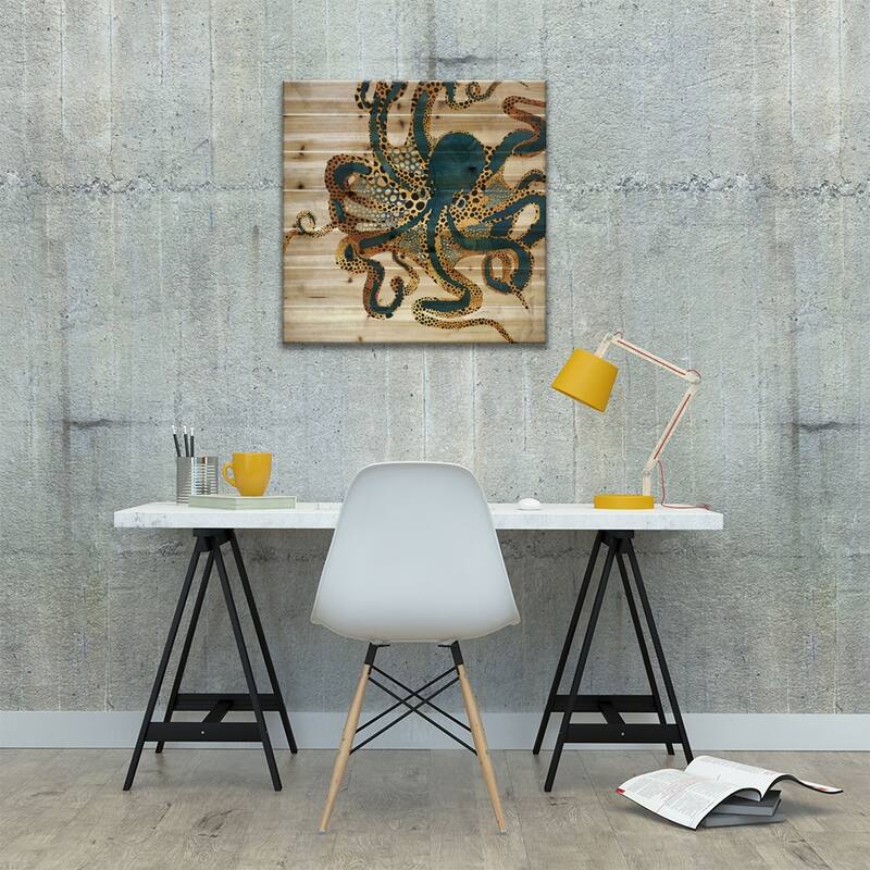 Underwater Dream VI Print On Wood by SpaceFrog Designs - Multi-Color