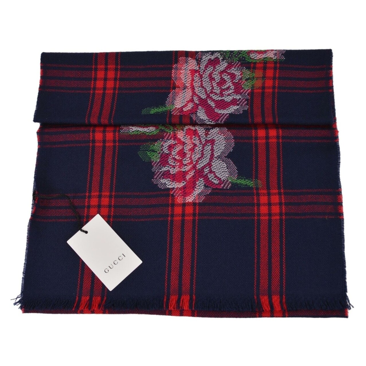 gucci plaid scarf