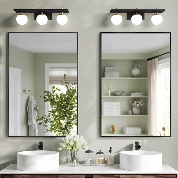 Modern Wall Mirrors for Bathroom Vanity Mirror Set Of 2 36 24 On Sale Bed Bath Beyond 40150083