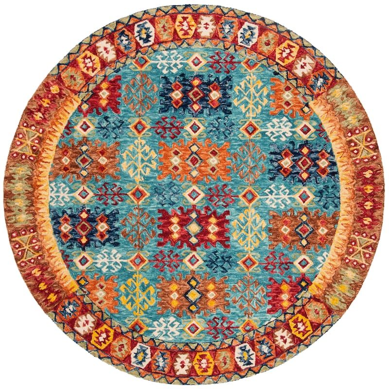 SAFAVIEH Handmade Aspen Nursal Boho Tribal Wool Rug