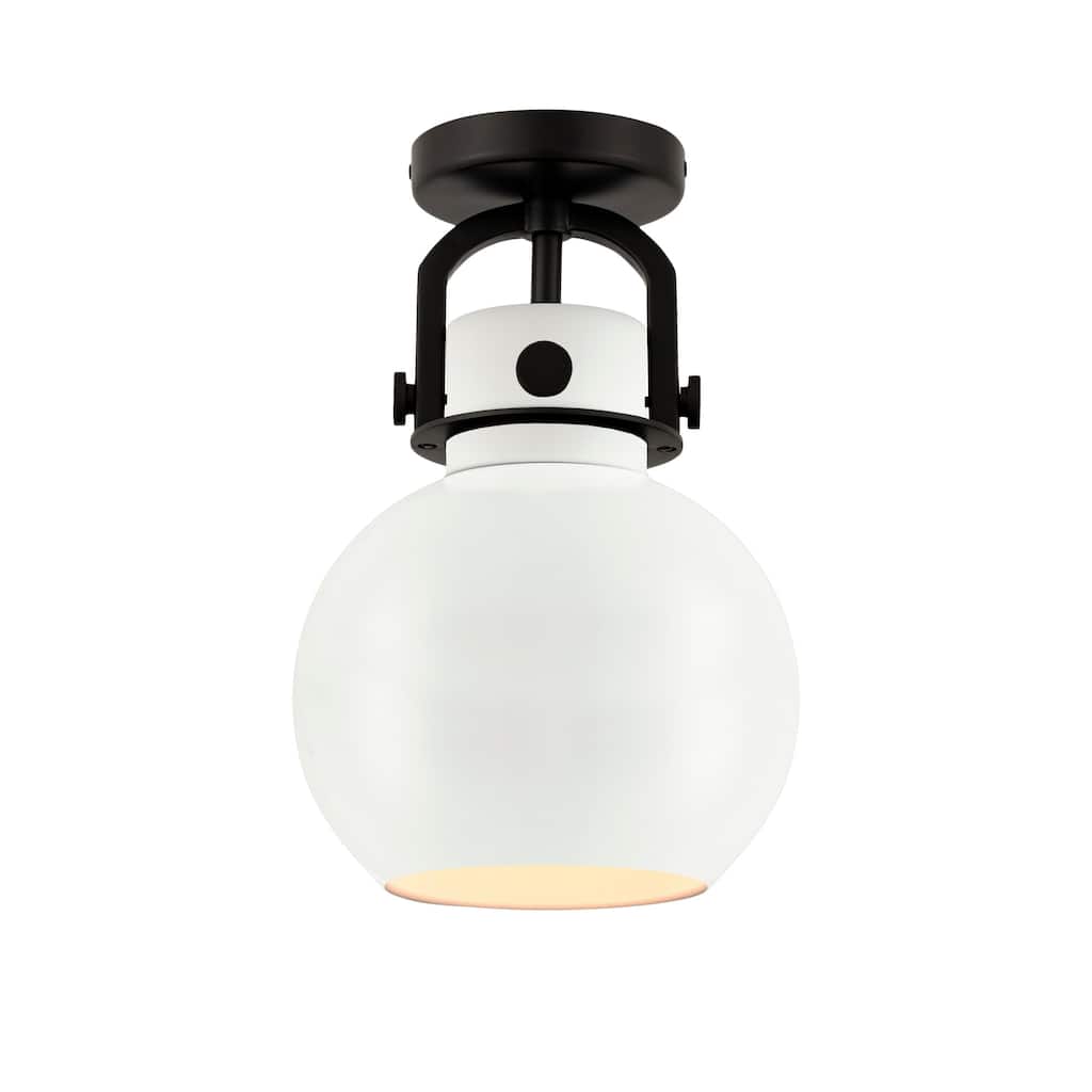 Innovations Lighting 410-1F-15-8 Newton Sphere Flush Newton Sphere 8"