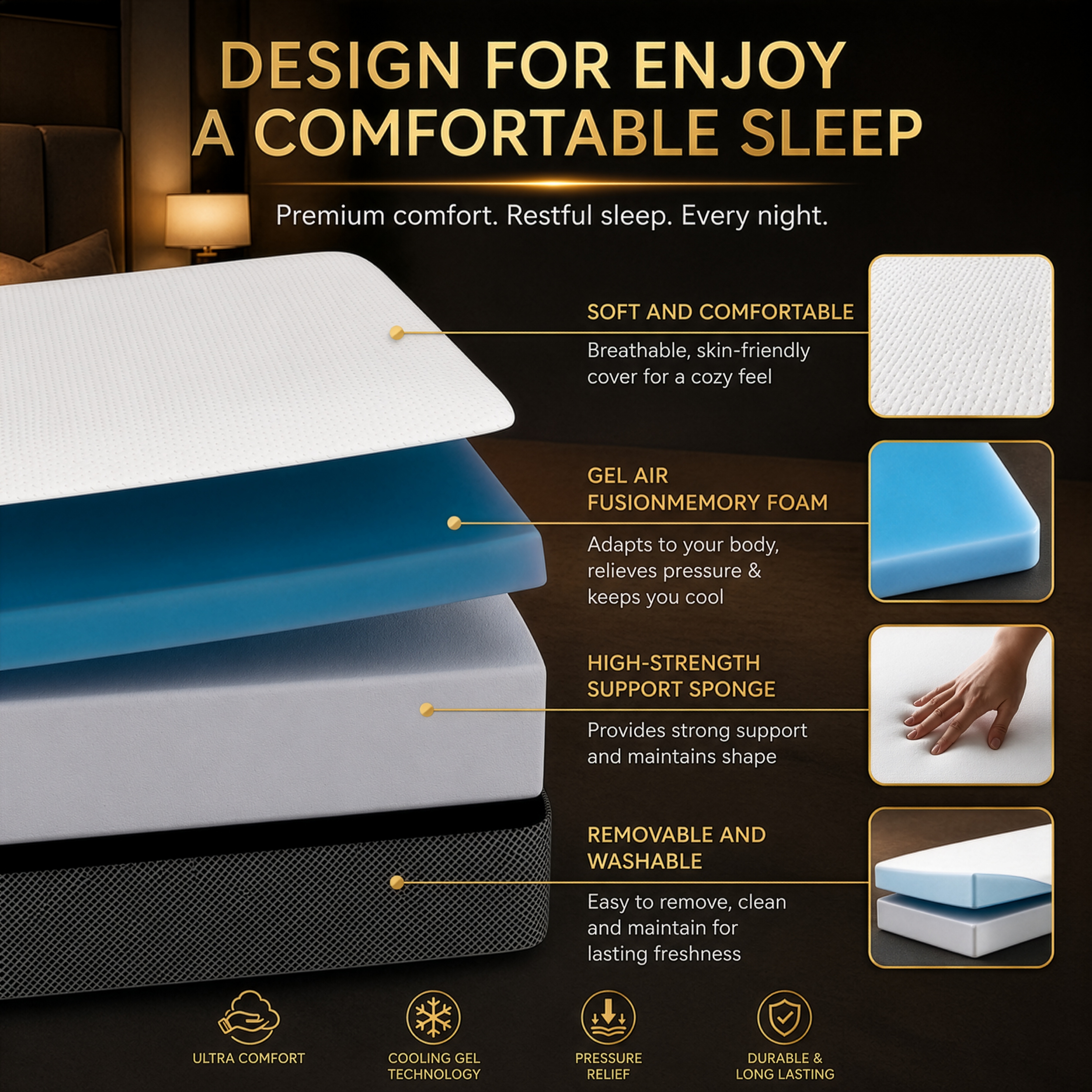 Folding Mattress, 3